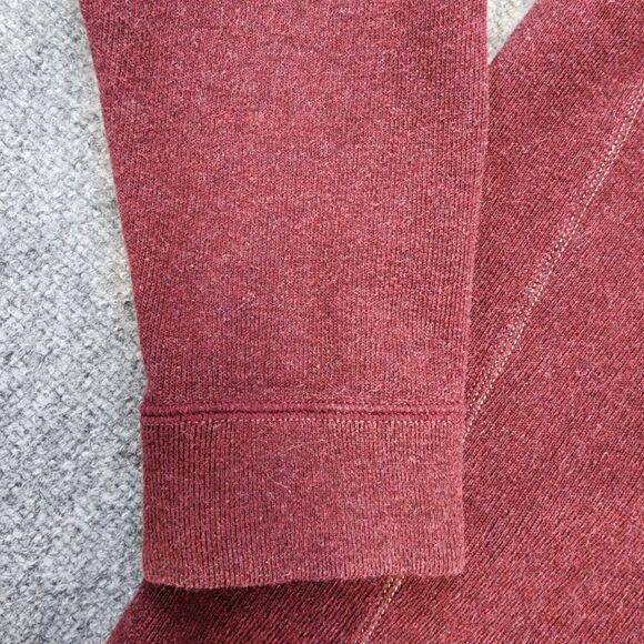 Tommy Bahama Sweater Mens XL Red Brown 1/4 Zip Reversible Mock Neck Pullover - Picture 11 of 16